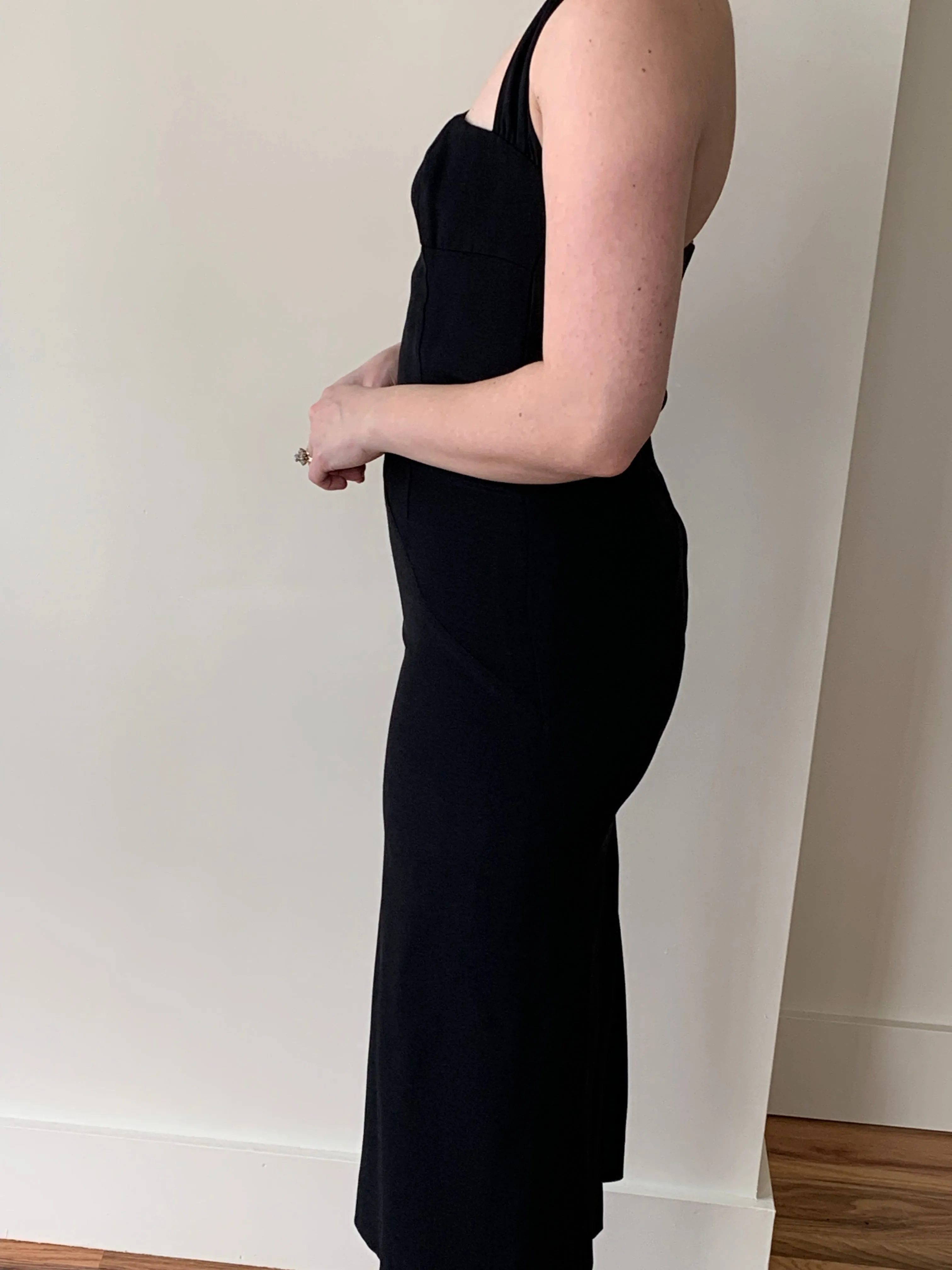 1990s Nicole Miller halter dress