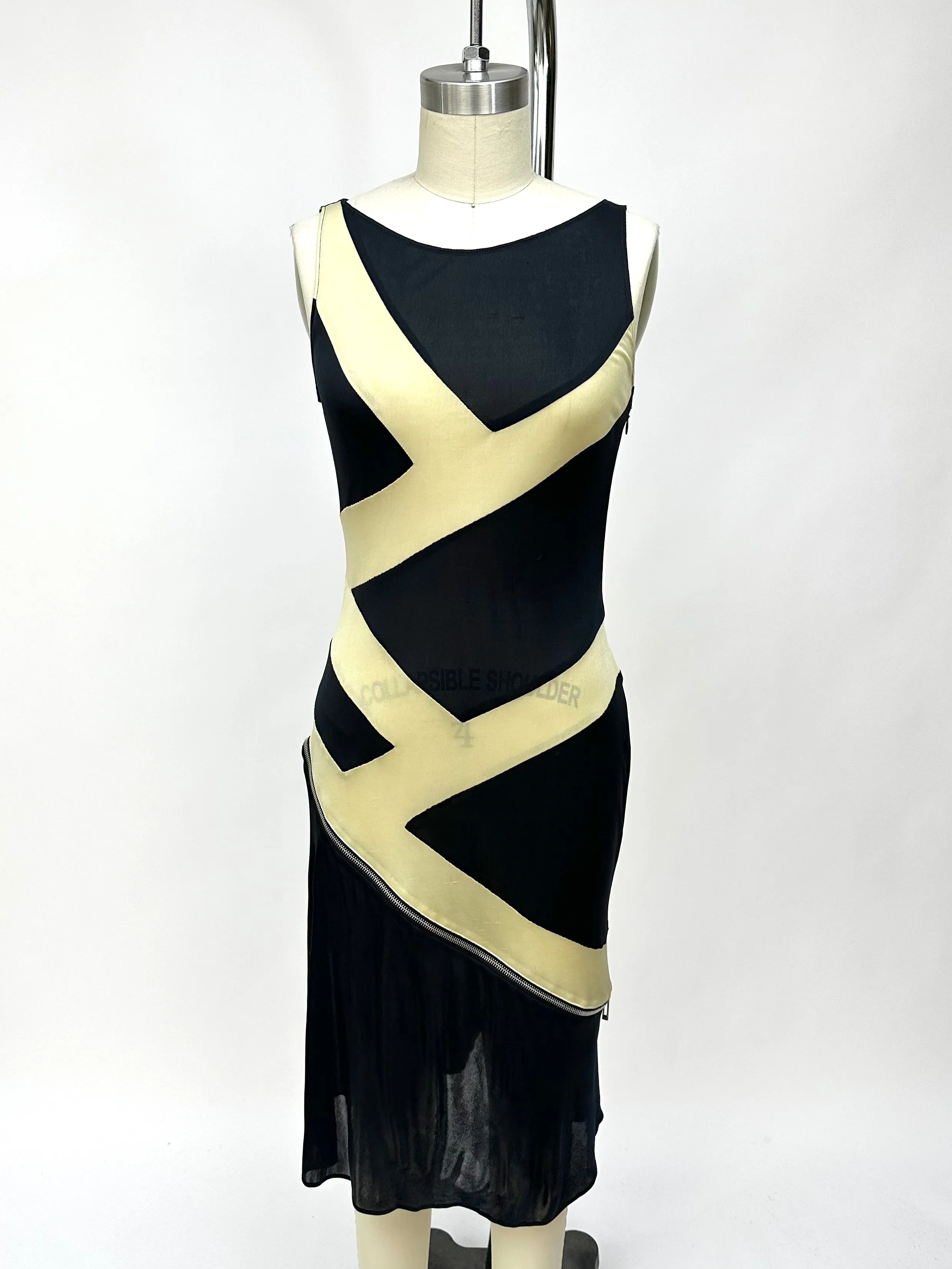 1998 Alexander McQueen Patchwork Zipper Dress*