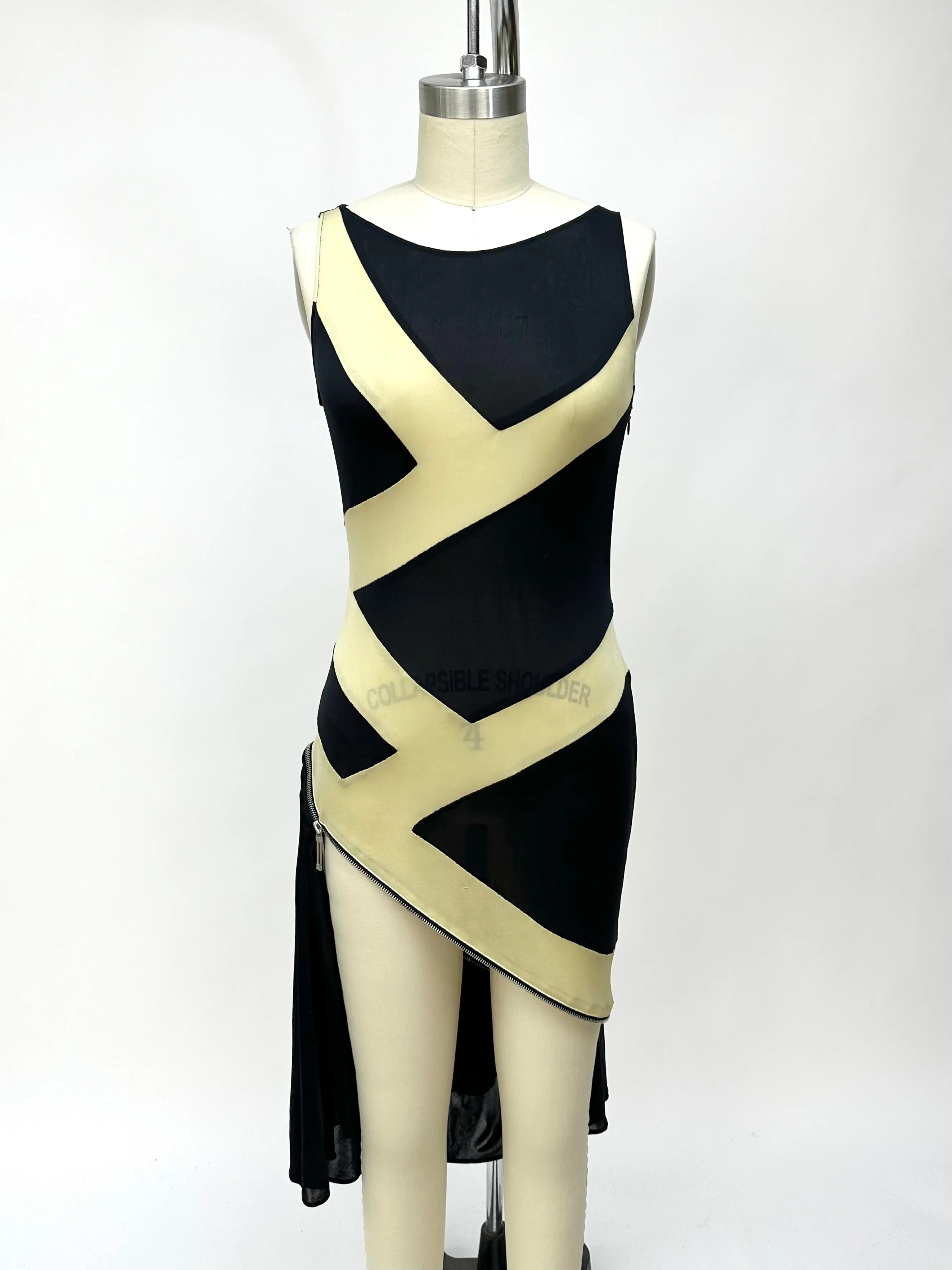 1998 Alexander McQueen Patchwork Zipper Dress*