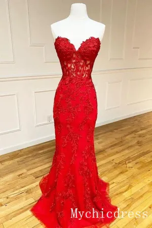 2024 Hot UK Red Lace Prom Dresses Purple Mermaid Long Appilique Evening Dress