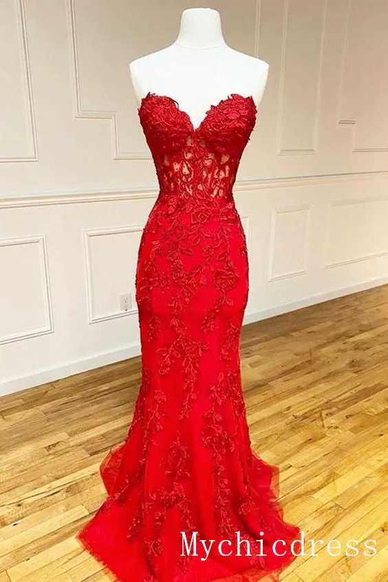2024 Hot UK Red Lace Prom Dresses Purple Mermaid Long Appilique Evening Dress