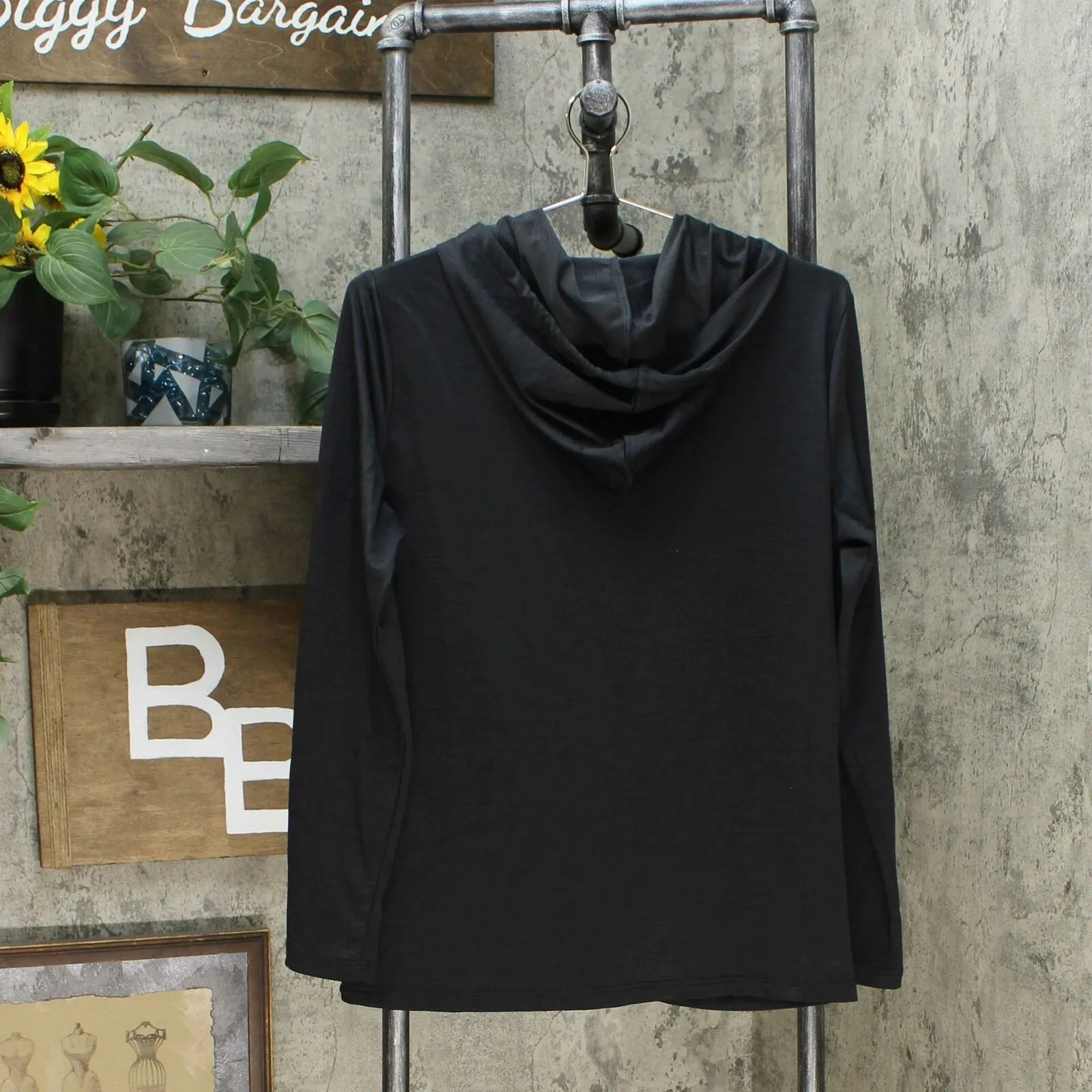 32 Degrees Cool Women's Ultra Soft Full Zip Hoodie Black Medium