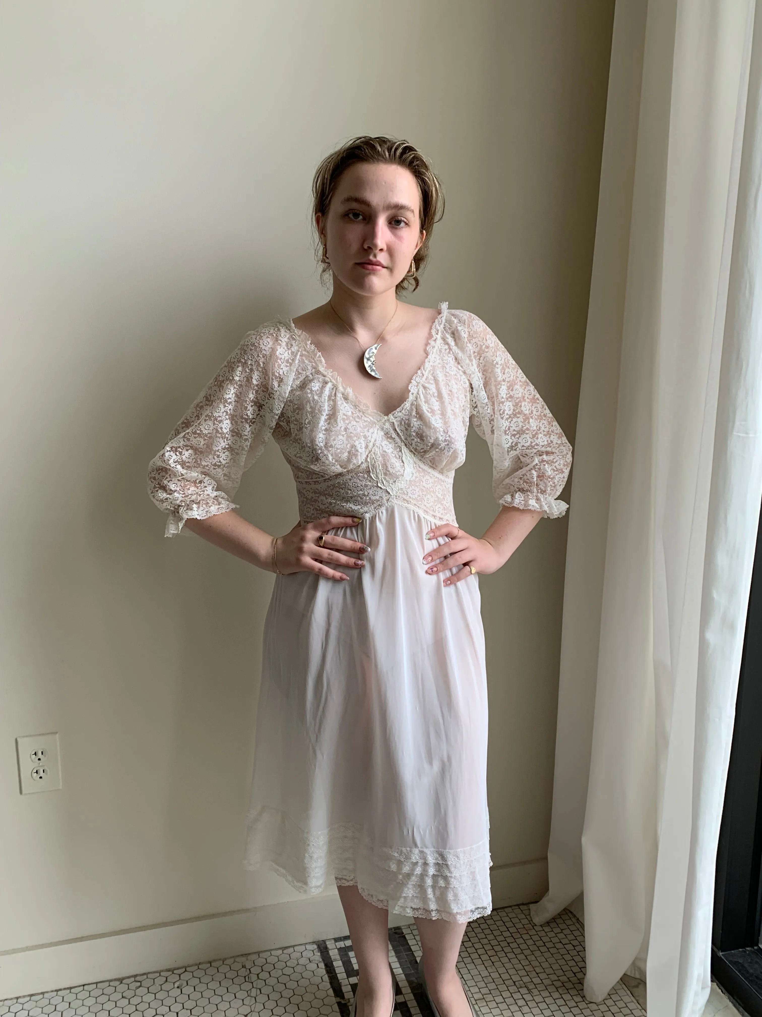 60s lace slip