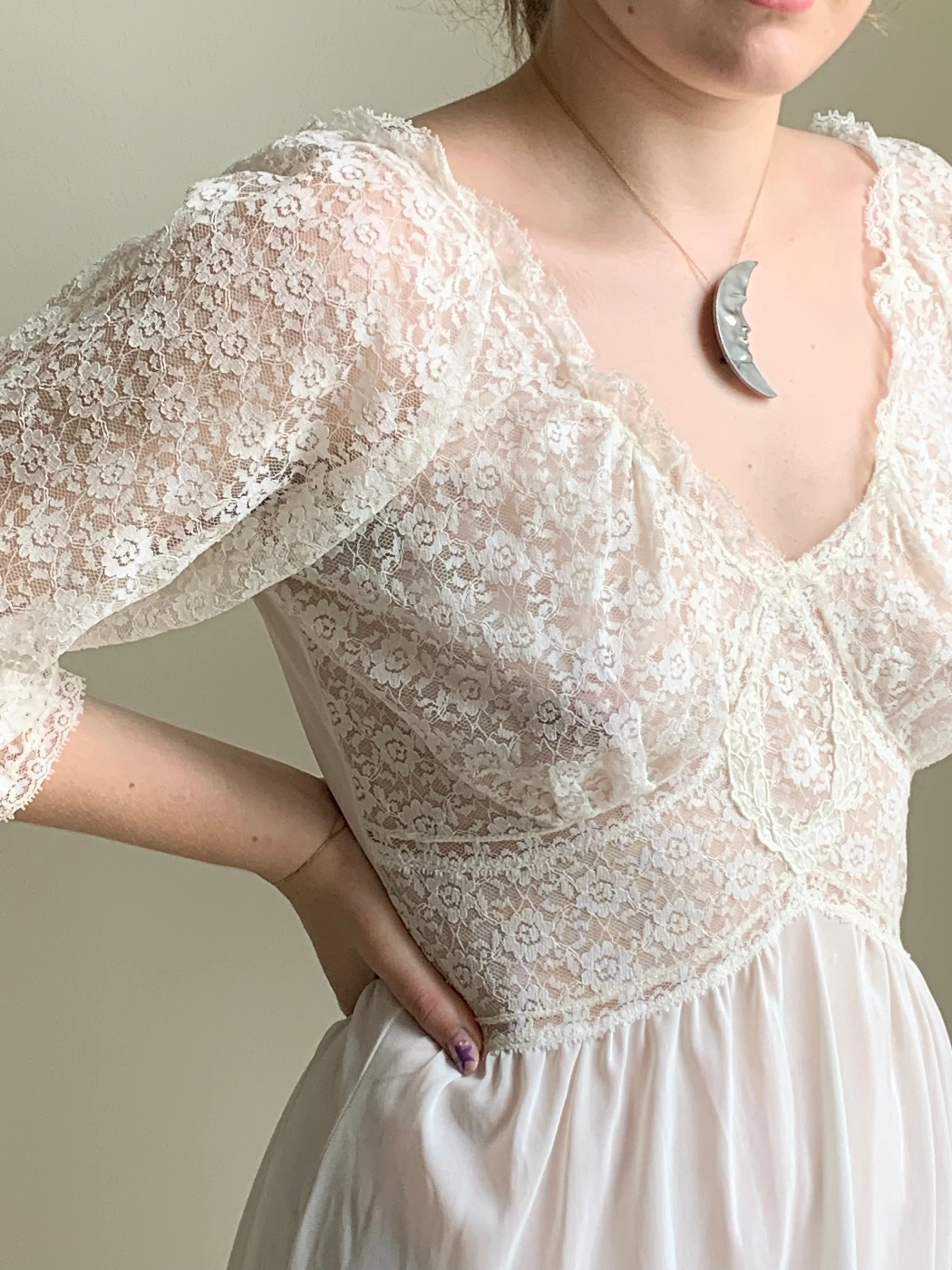 60s lace slip