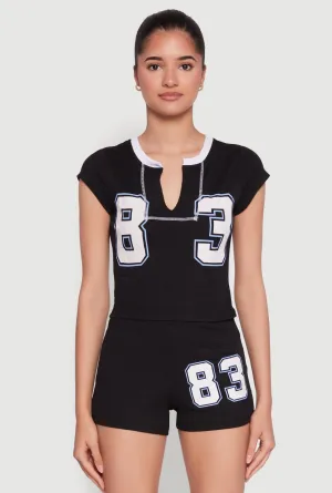 83 Notch Neck Top
