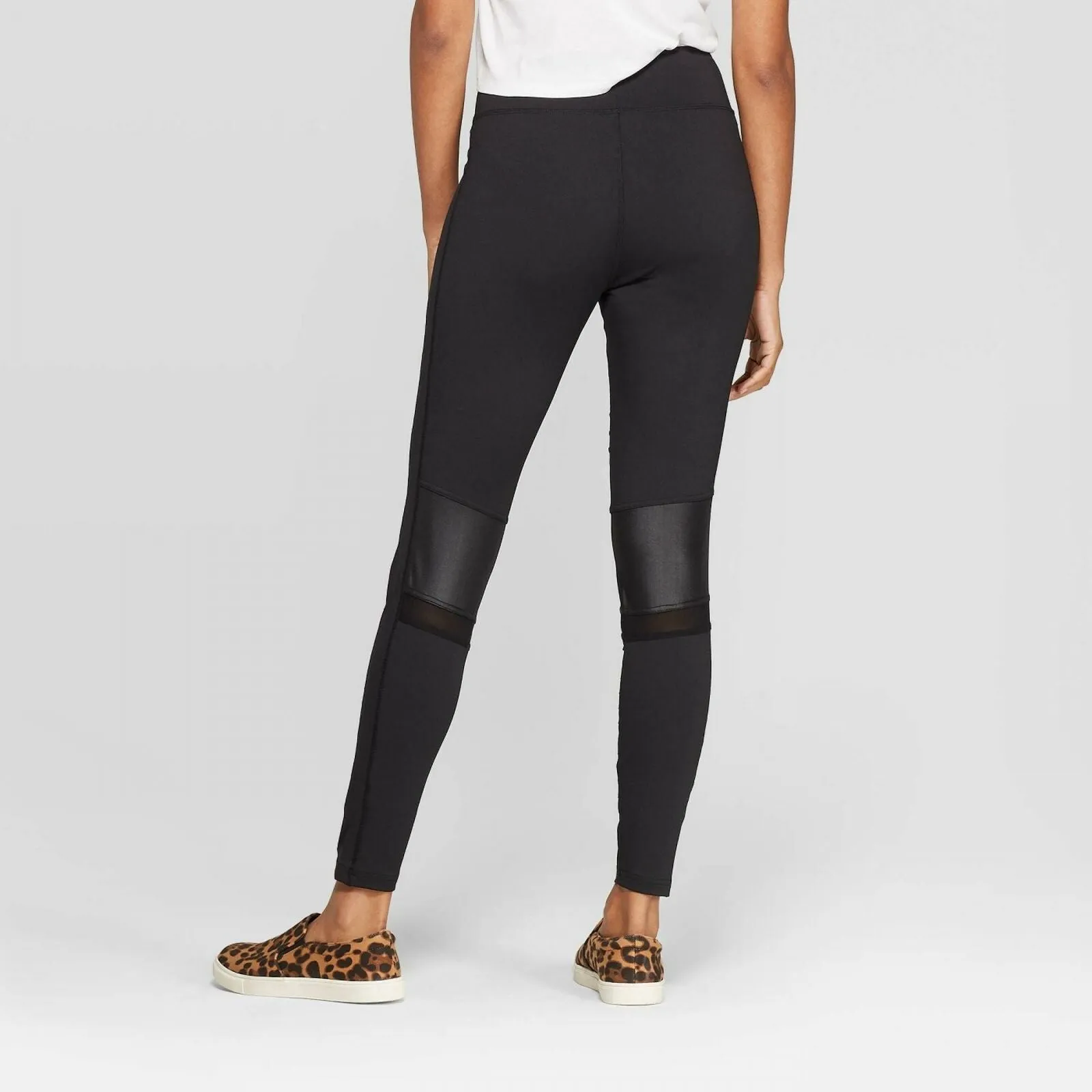 A New Day Women's High Waist Moto Leggings. 9X81