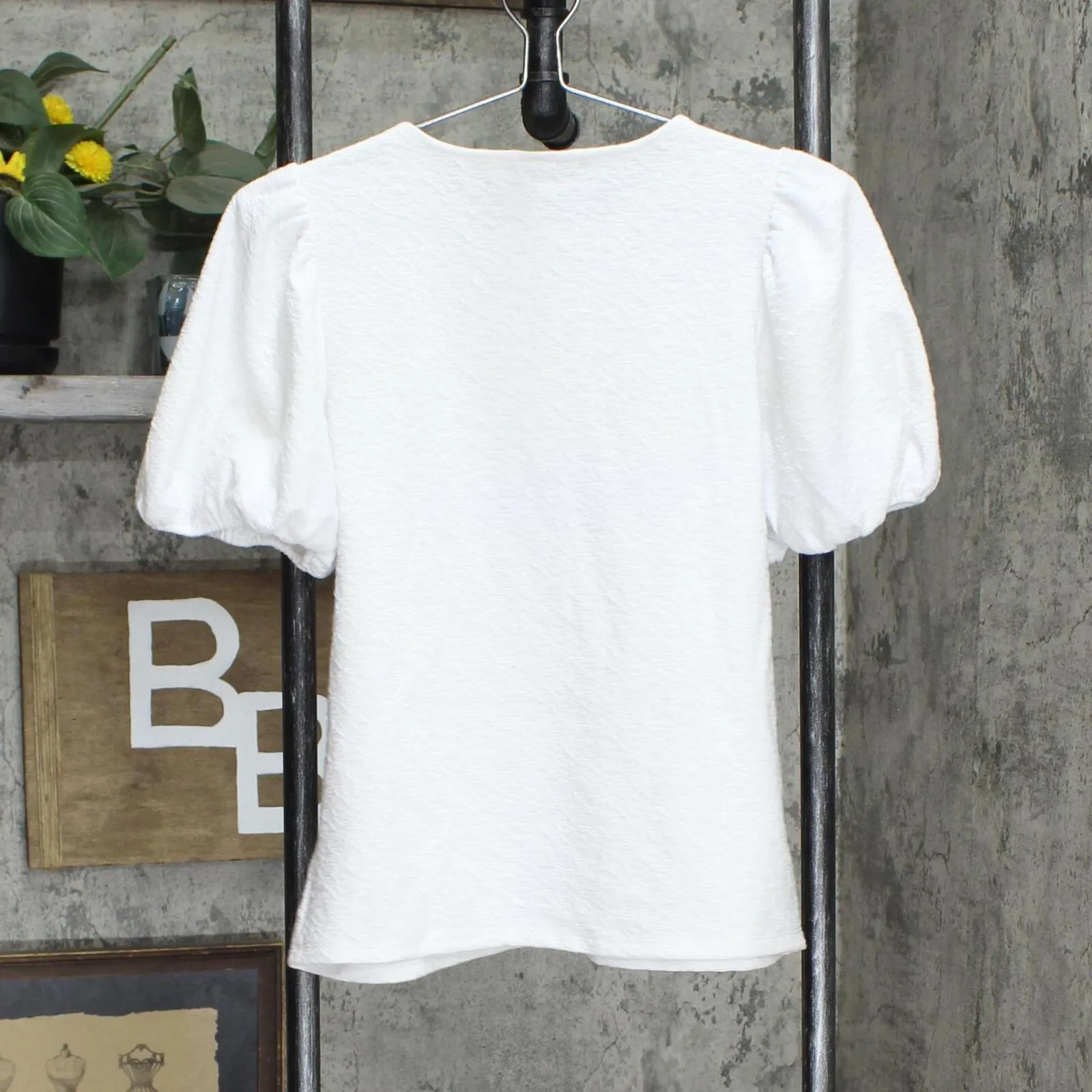 A New Day Women's Puff Short Sleeve T-Shirt 78694731 White XS