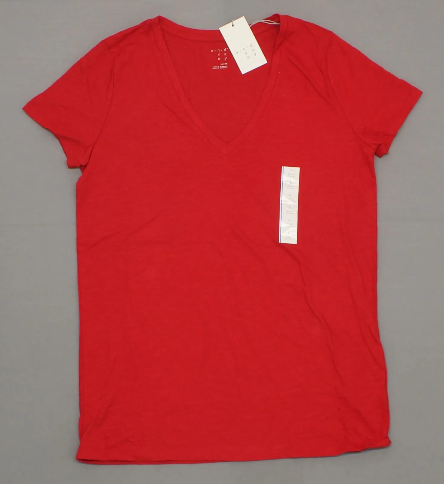 A New Day Women's Short Sleeve Vintage V-Neck T-Shirt