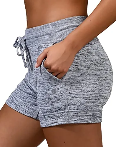 Activewear Lounge Shorts (Heather Grey, M)