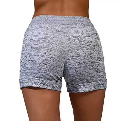 Activewear Lounge Shorts (Heather Grey, M)