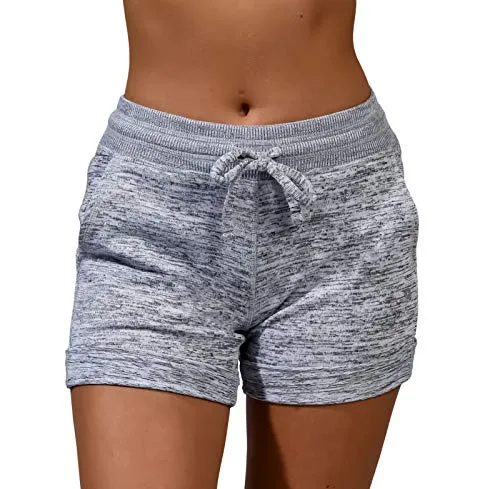 Activewear Lounge Shorts (Heather Grey, M)