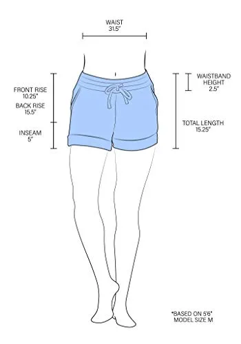 Activewear Lounge Shorts (Heather Grey, M)