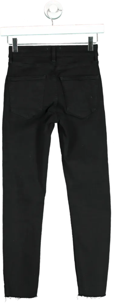 AGOLDE Black Sophie Crop Jeans Size W24