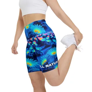 All Natural. Women's Biker Shorts - Graphic  Activewear