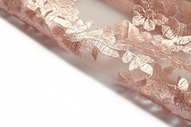 Amara Lantern Sleeve Sashes Floral Embroidery Vintage  Dress