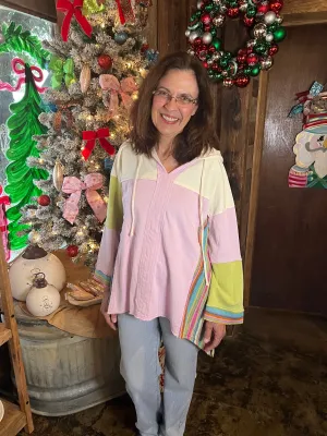 ANG Crochet Terry Knit Hoodie