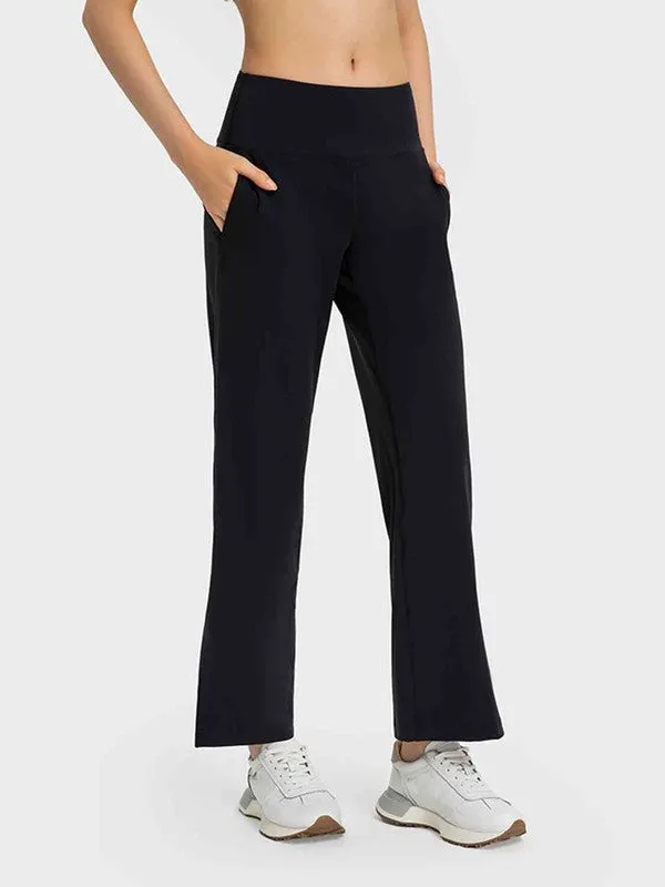 Ankle Length Slit Sport Pants