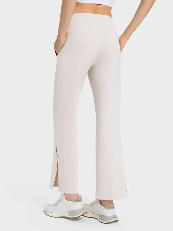 Ankle Length Slit Sport Pants