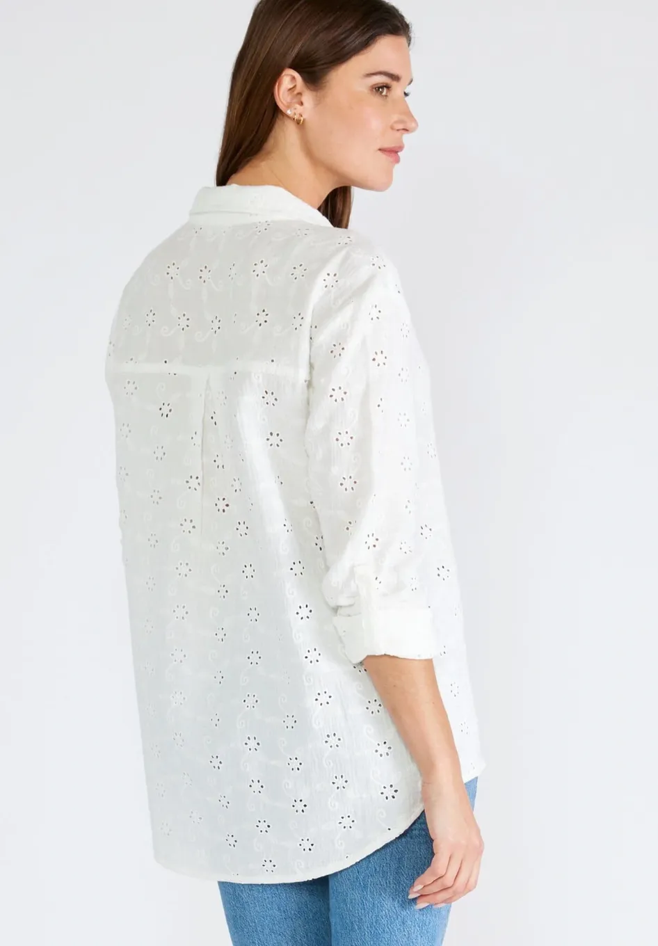 Annaliese Embroidered Eyelet Shirt