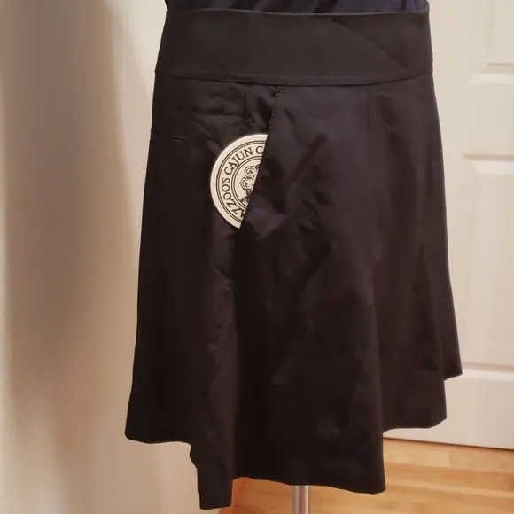 ANNIKA CUTTER &amp; BUCK TENNIS PREPPY ACTIVE ACTIVEWEAR BLACK GOLF SKORT SHORTS SZ8