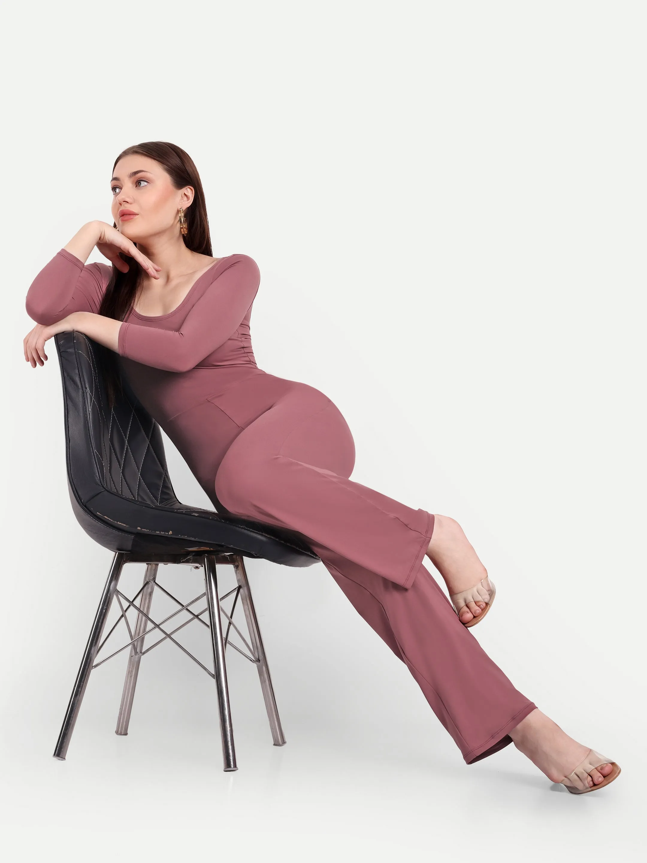 ARINA BODYSUIT IN PINK ROSE
