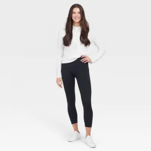 ASSETS by SPANX Assets by Spanx Women's Seamless Shaping Capri Leggings Black XL