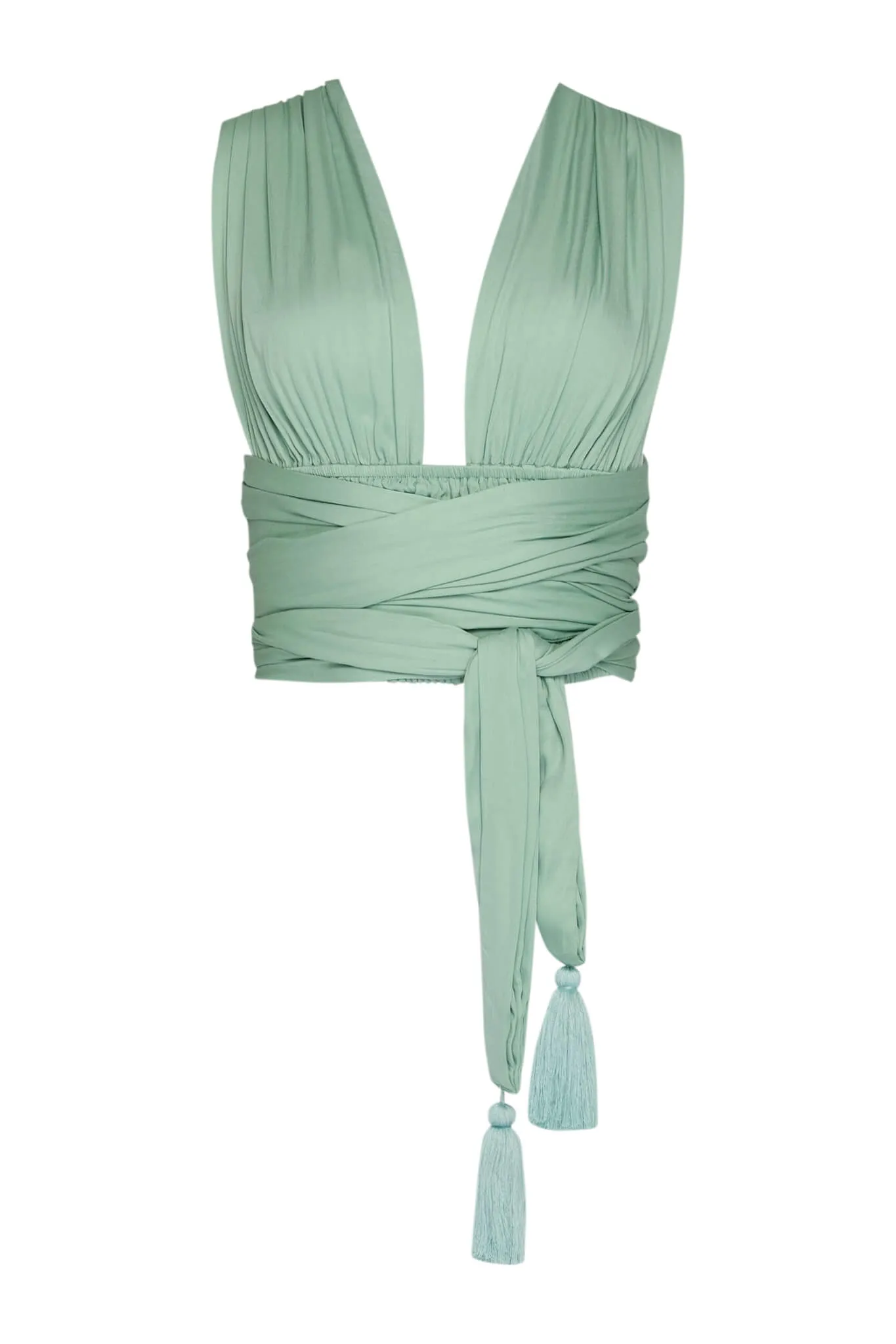 Athena Top Grayed Jade