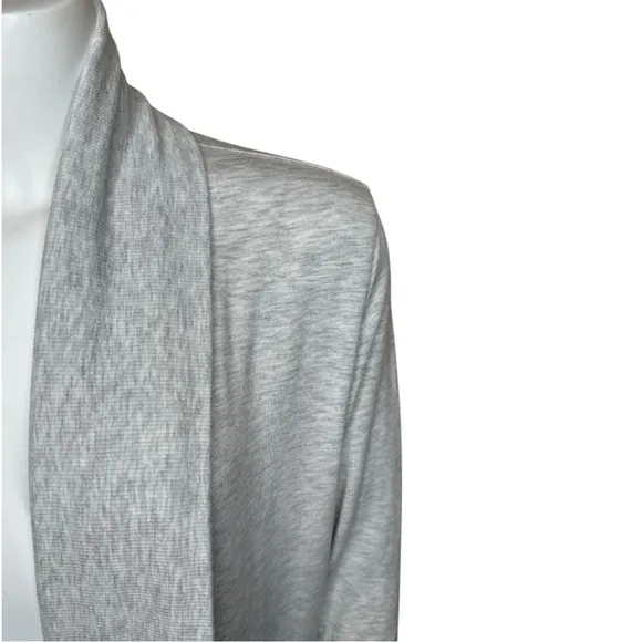 Athleta Pranayama Restore Wrap S Tencel Modal Cardigan Gray 882498