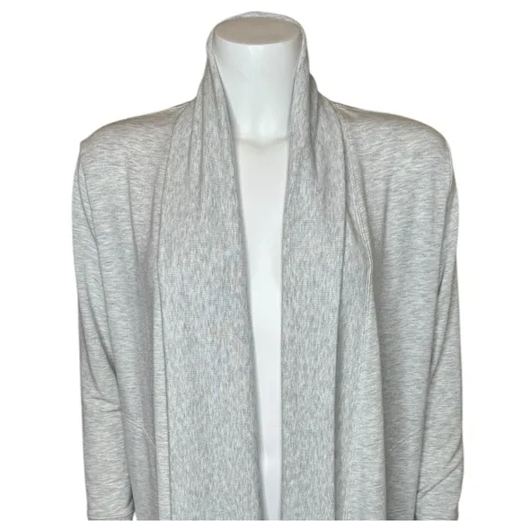 Athleta Pranayama Restore Wrap S Tencel Modal Cardigan Gray 882498