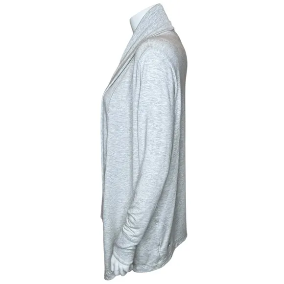 Athleta Pranayama Restore Wrap S Tencel Modal Cardigan Gray 882498