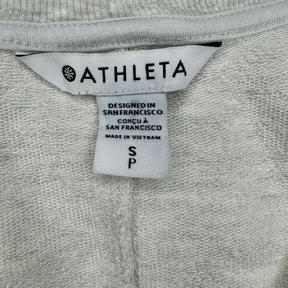 Athleta Pranayama Restore Wrap S Tencel Modal Cardigan Gray 882498