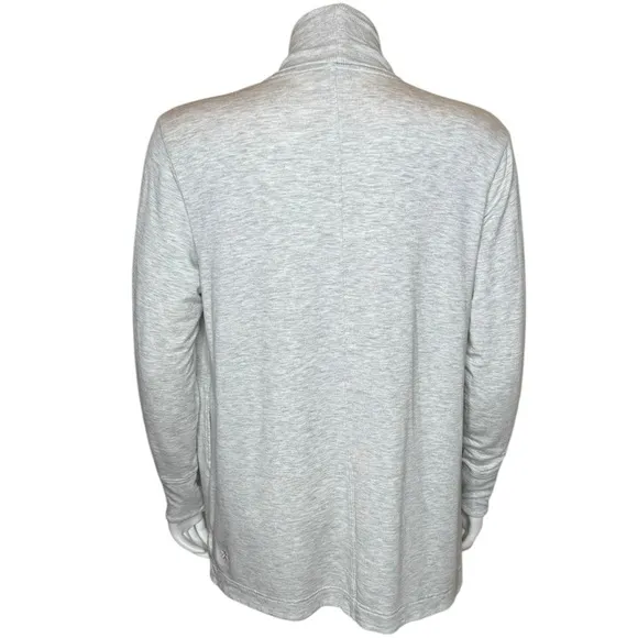 Athleta Pranayama Restore Wrap S Tencel Modal Cardigan Gray 882498