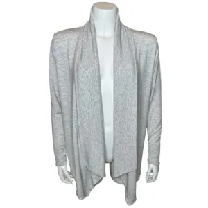 Athleta Pranayama Restore Wrap S Tencel Modal Cardigan Gray 882498