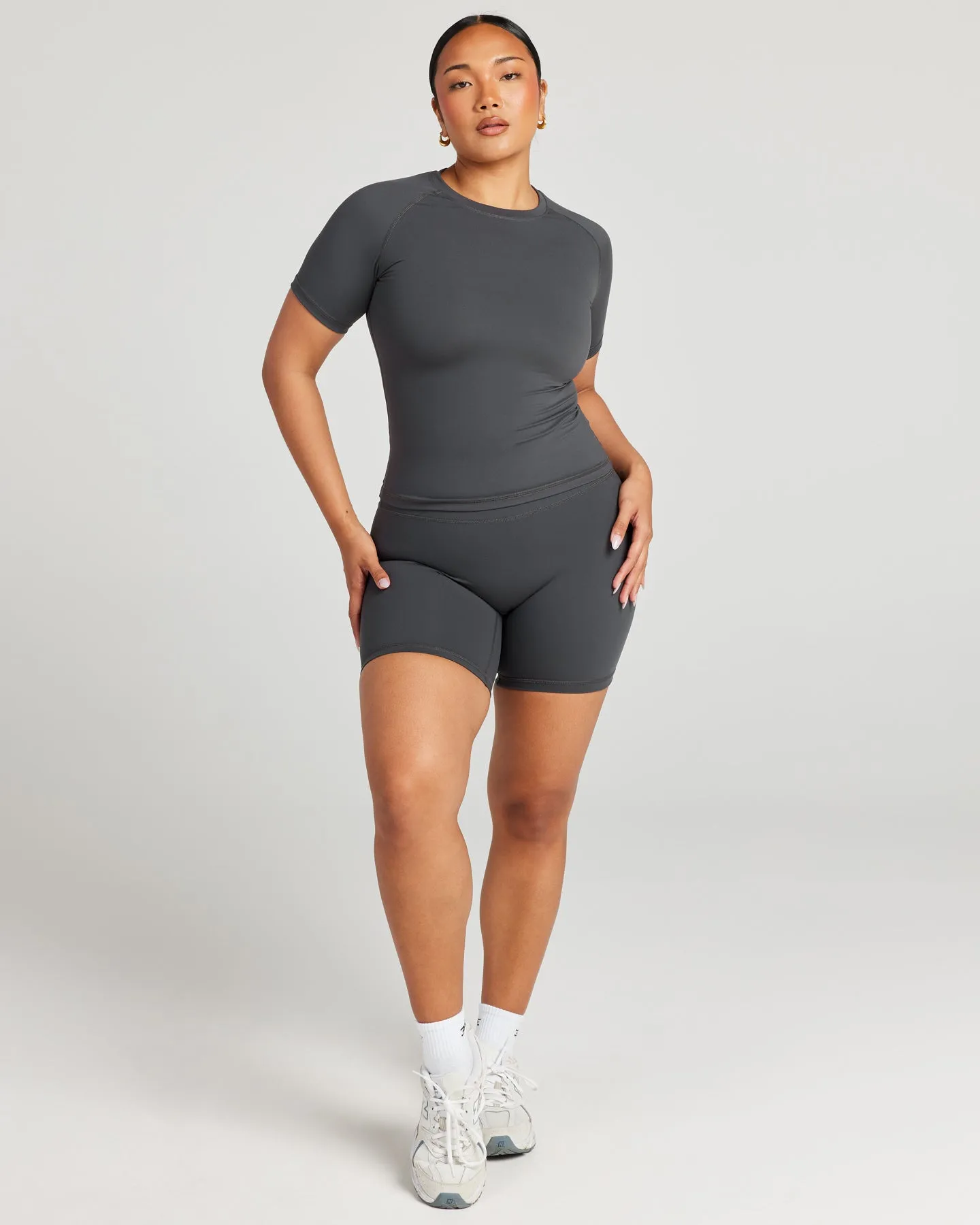Aura Tee - Charcoal