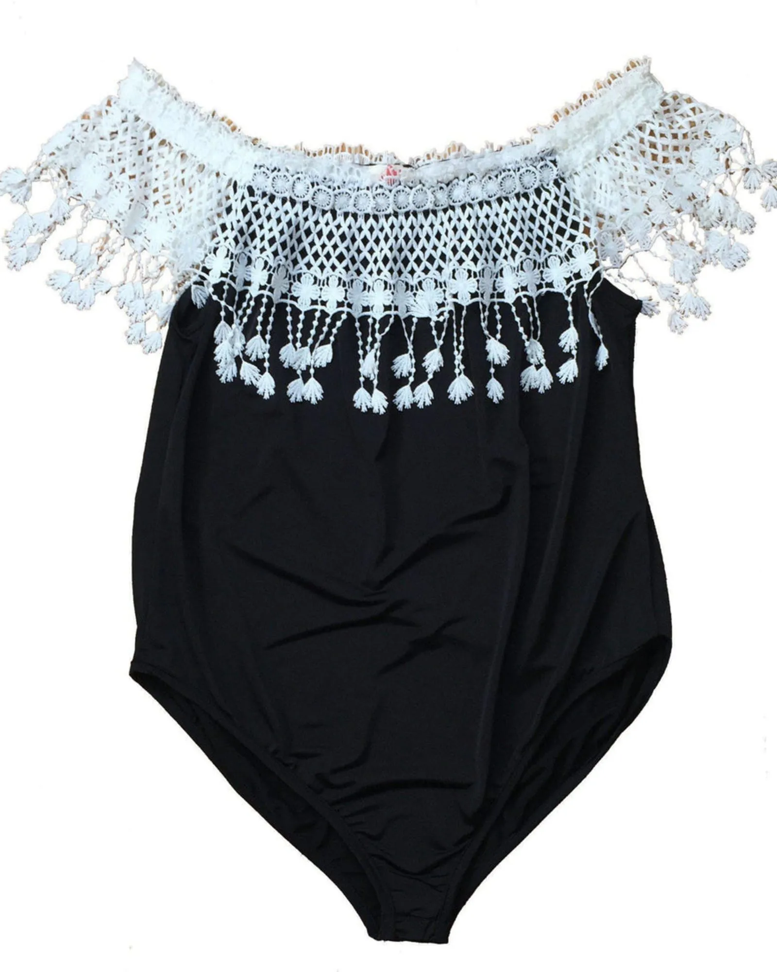 Aviva Off-The-Shoulder Bodysuit | Black