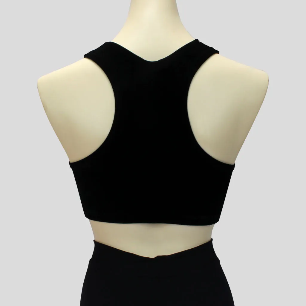 Basic Velvet Crop Top