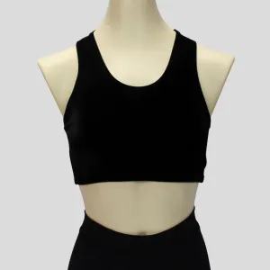 Basic Velvet Crop Top