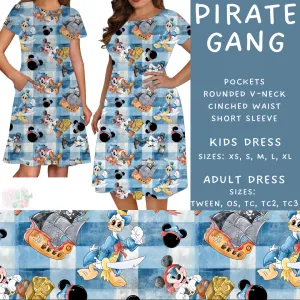 Batch #302 - Magical Faves 11 - Closes 3/12 - ETA early/mid May - Pirate Gang Adult & Kids Dresses