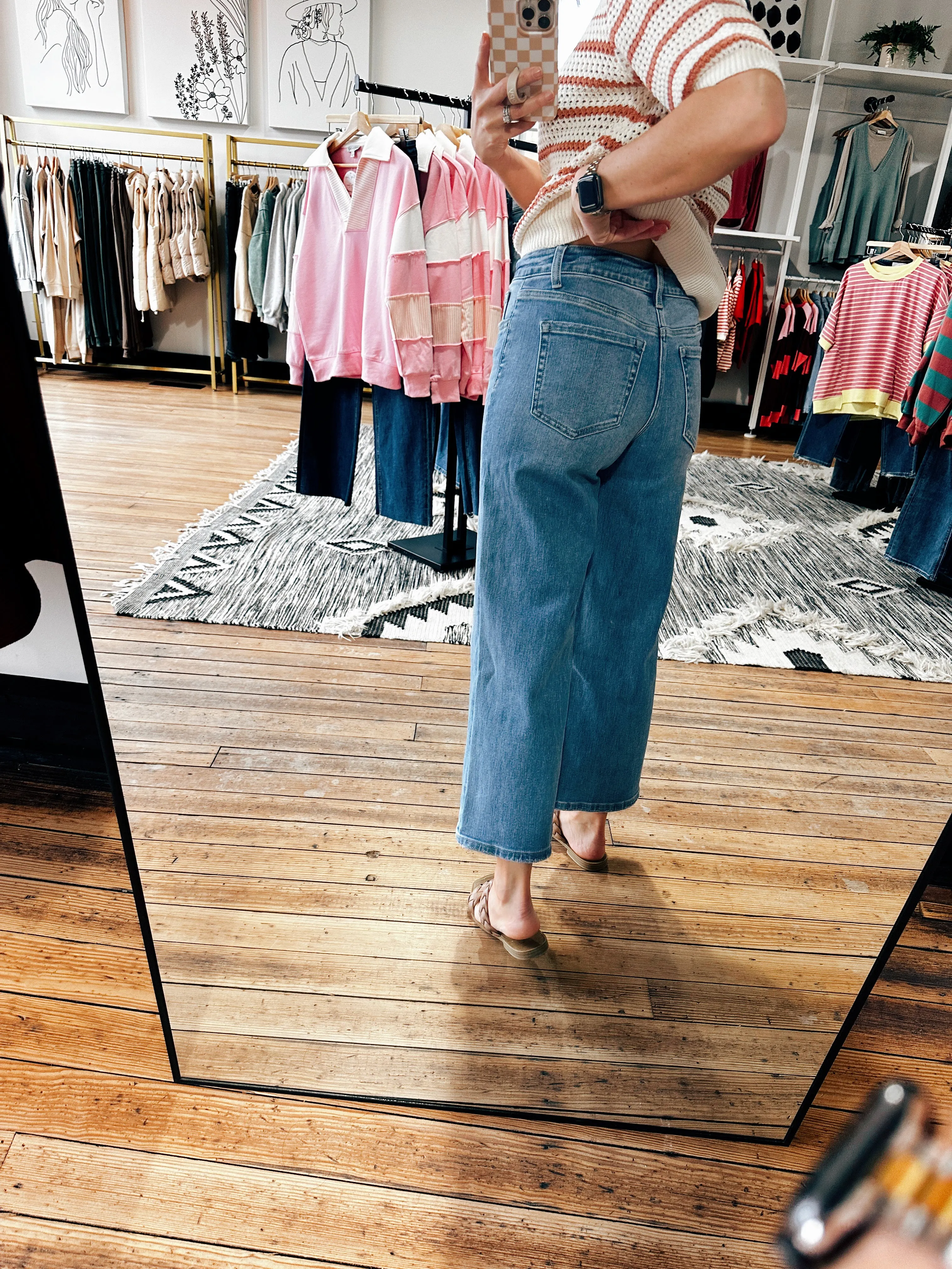 Beckoned High Rise Crop Wide Leg