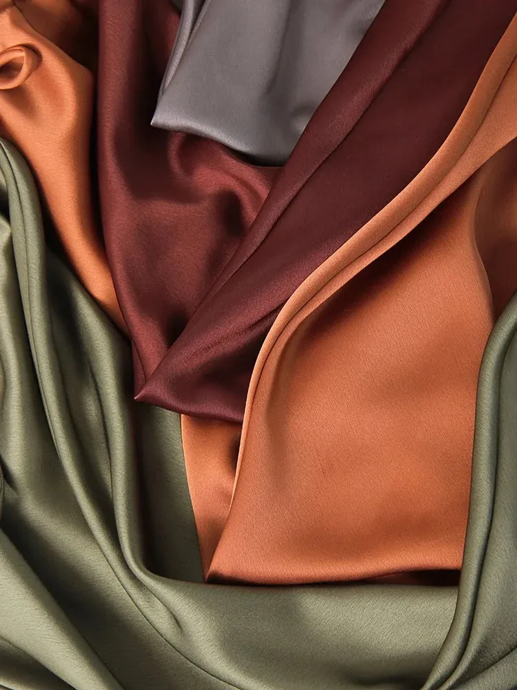Bela Satin Bias Skirt