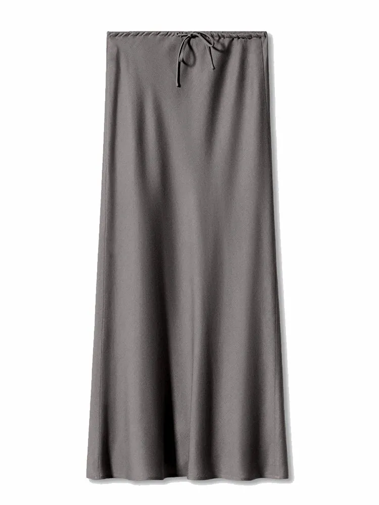 Bela Satin Bias Skirt