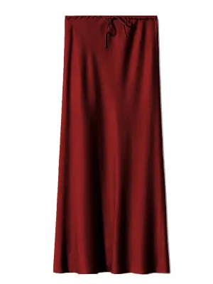 Bela Satin Bias Skirt