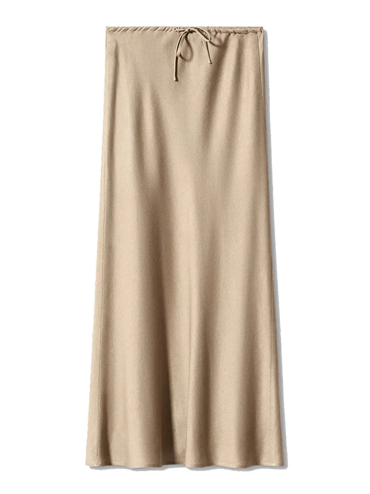 Bela Satin Bias Skirt