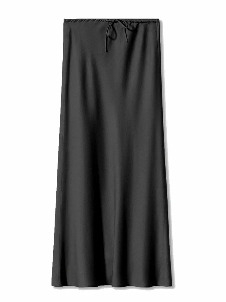 Bela Satin Bias Skirt