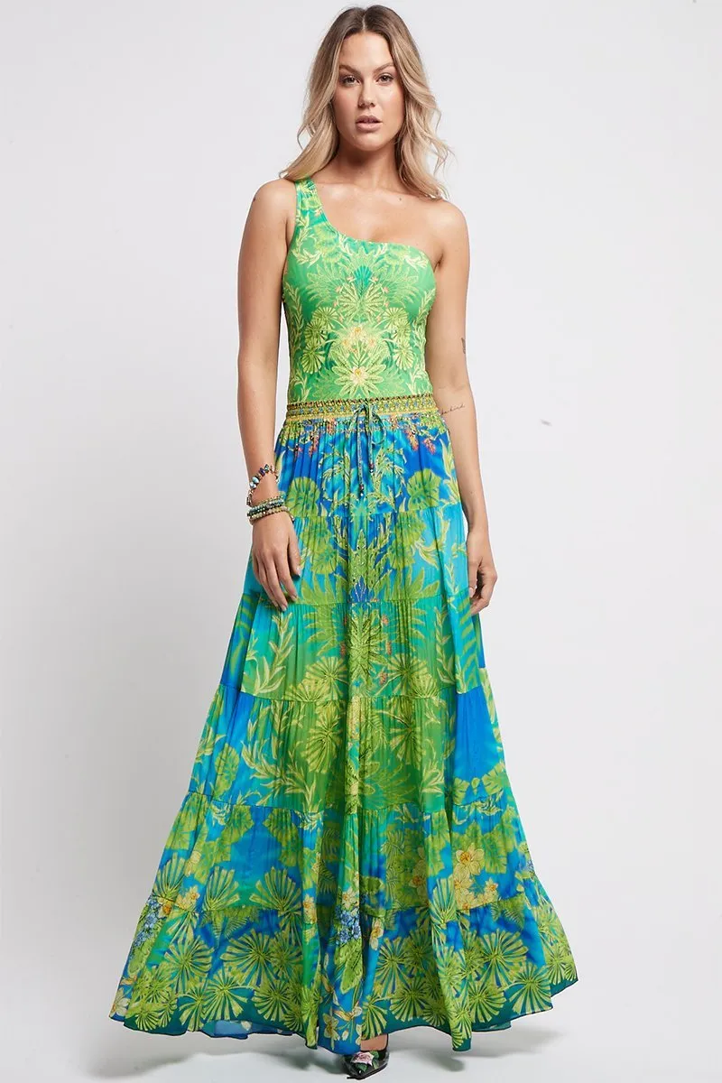 Between The Raindrops Maxi Skirt