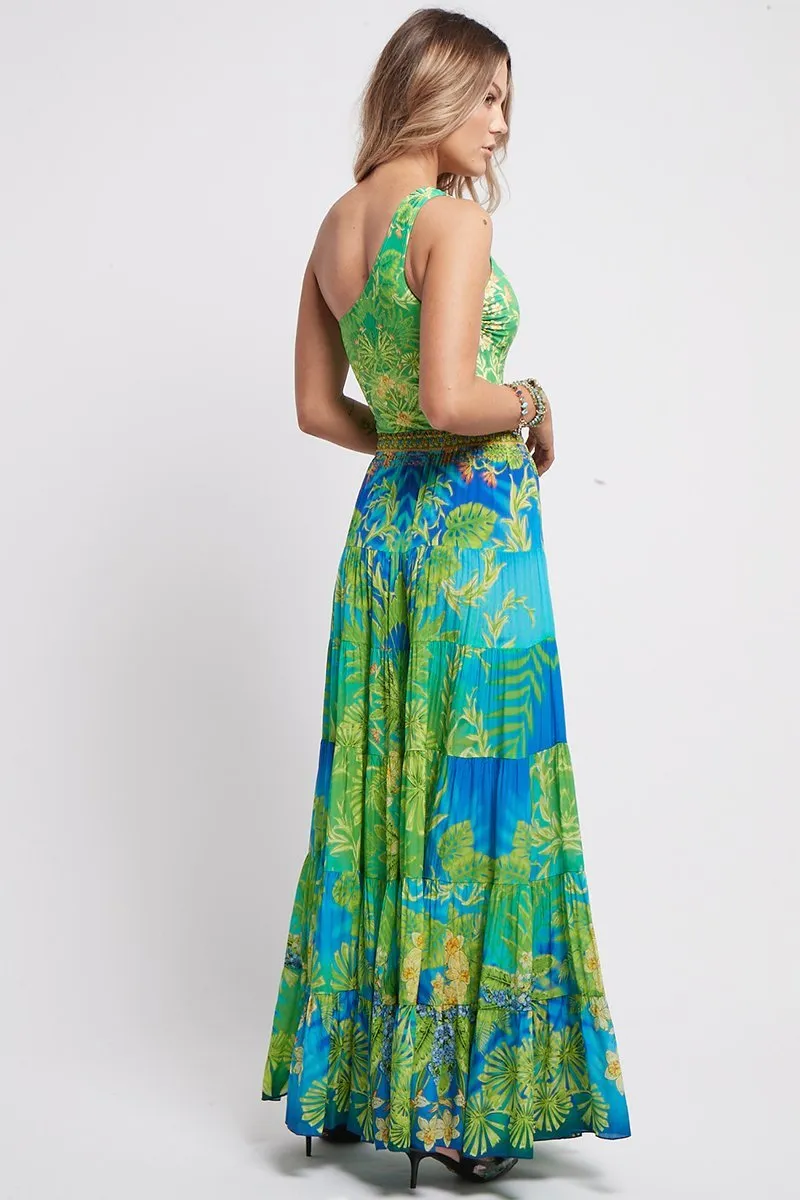 Between The Raindrops Maxi Skirt