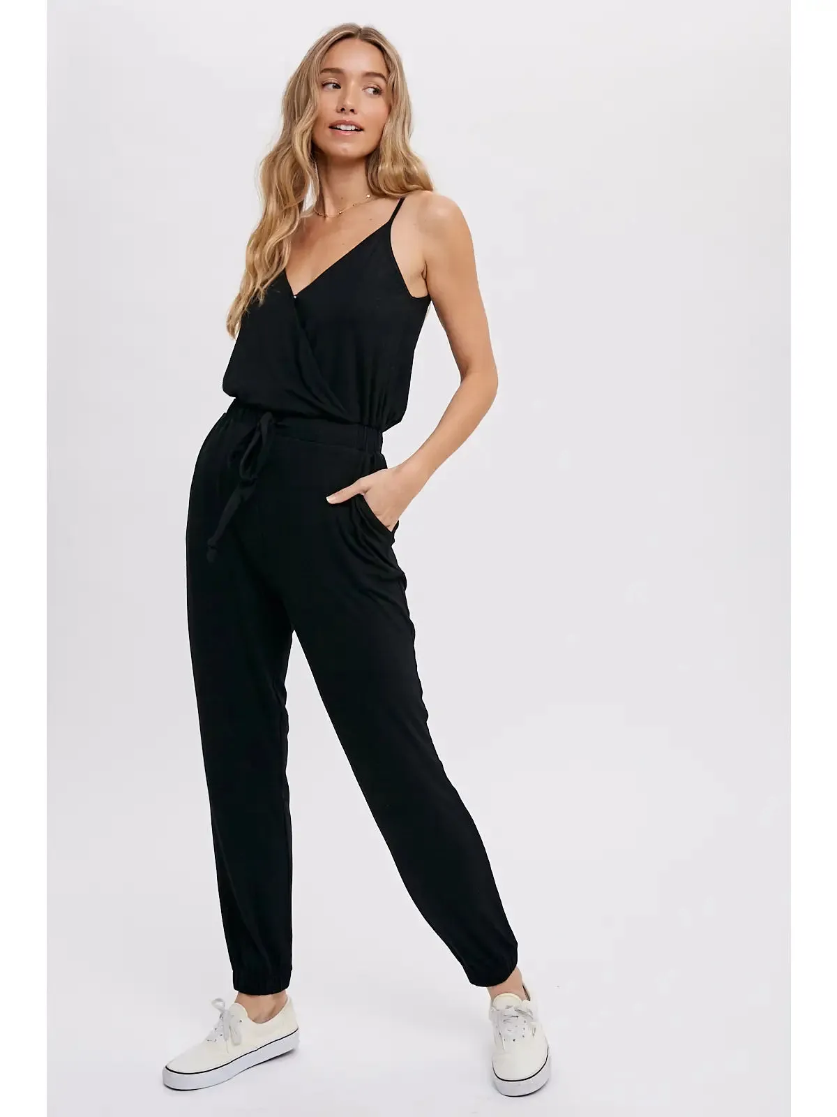Black Jersey Jumpsuit