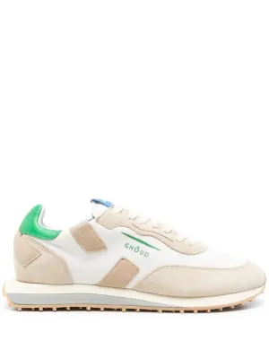 Blend Beige Sneakers With Textured Detailing