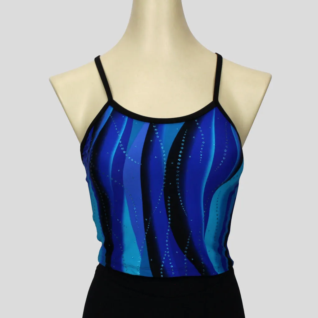 Blue Swirl Top