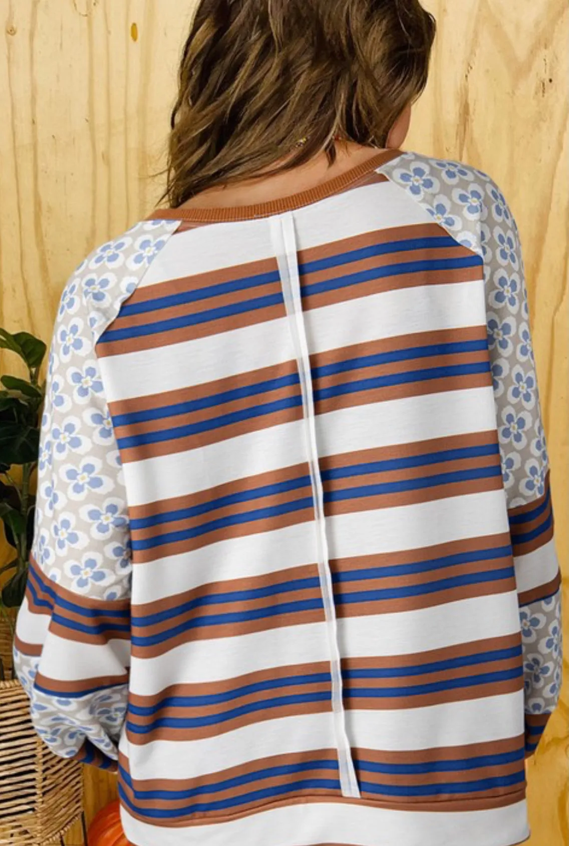 Blues Patchwork Top